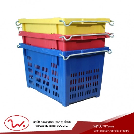 โรงงานผลิตเข่งผลไม้ ลังผลไม้พลาสติก - ว.พลาสติก (2002) - รับผลิตตะกร้าผลไม้หูเหล็ก